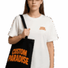 Totebag personnalisé en coton blanc avec impression logo à Paris