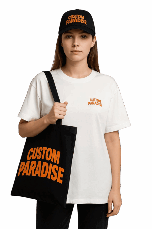 Totebag personnalisé en coton blanc avec impression logo à Paris