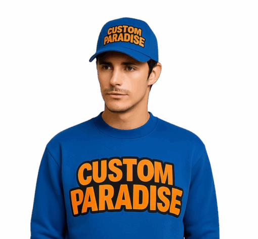 Casquette personnalisée en DTF avec logo - Custom Paradise Paris